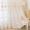 Европейский стиль Шторы для гостиной Готовый продукт Роскошная тисненая вышивка Жаккард Вилла Шторы