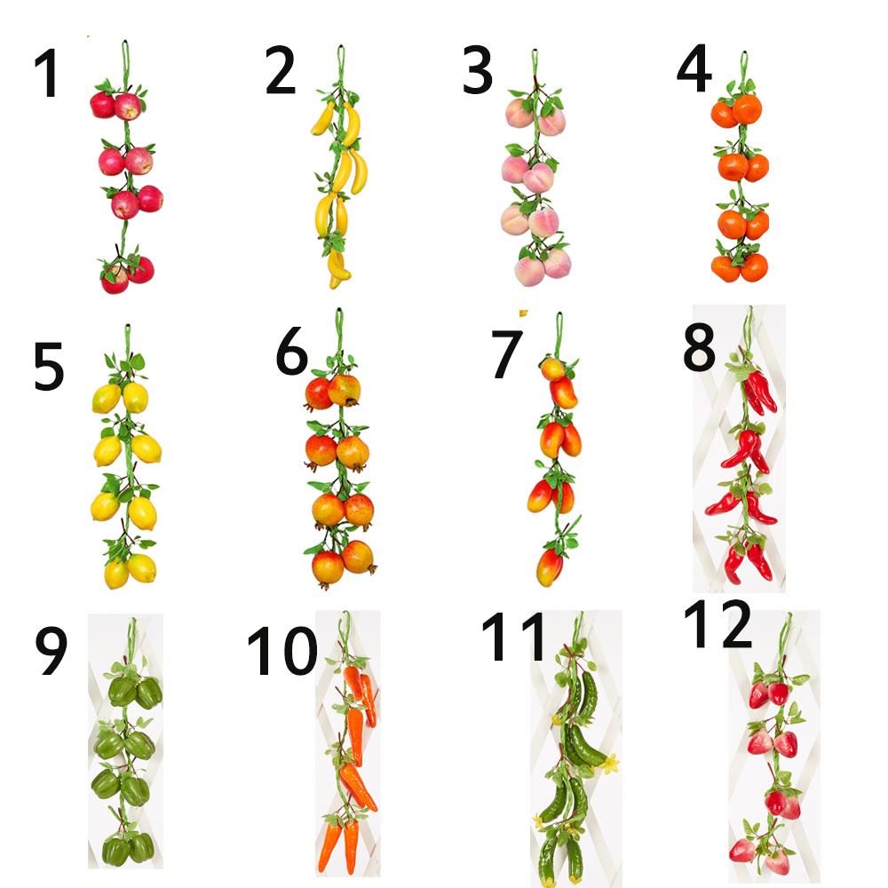 Foam DIY Fruit Plants Decoration Artificial Fruit Artificial Vegetables Wall Decor Fake Vegetables