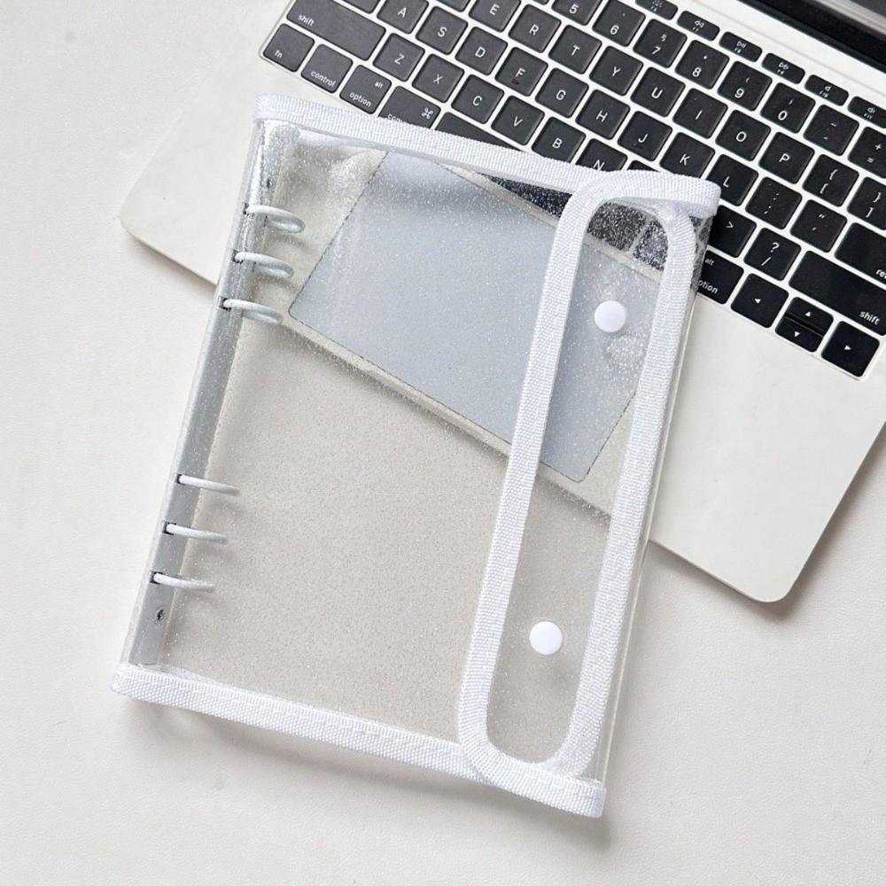 Double-Buckle Cover Photo Storage Book PVC Card Organizer Holder Loose Leaf Binder for Idol Cards