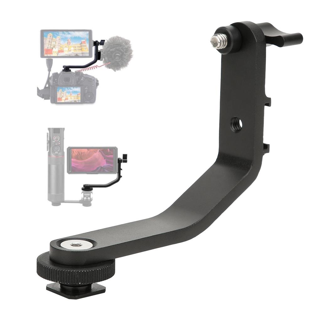 DSLR Camera Video Monitors Arm Shoe Mount L Bracket for FEELWORLD F5 F6 F6S S55 FW567 FW568