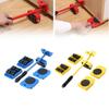 Furniture Lifting And Handling Tool Set, With Adjustable Height Lifting Tool Pole And 4 Wheels, Furniture Handling Cart, Furniture Lift, Mobile Slider