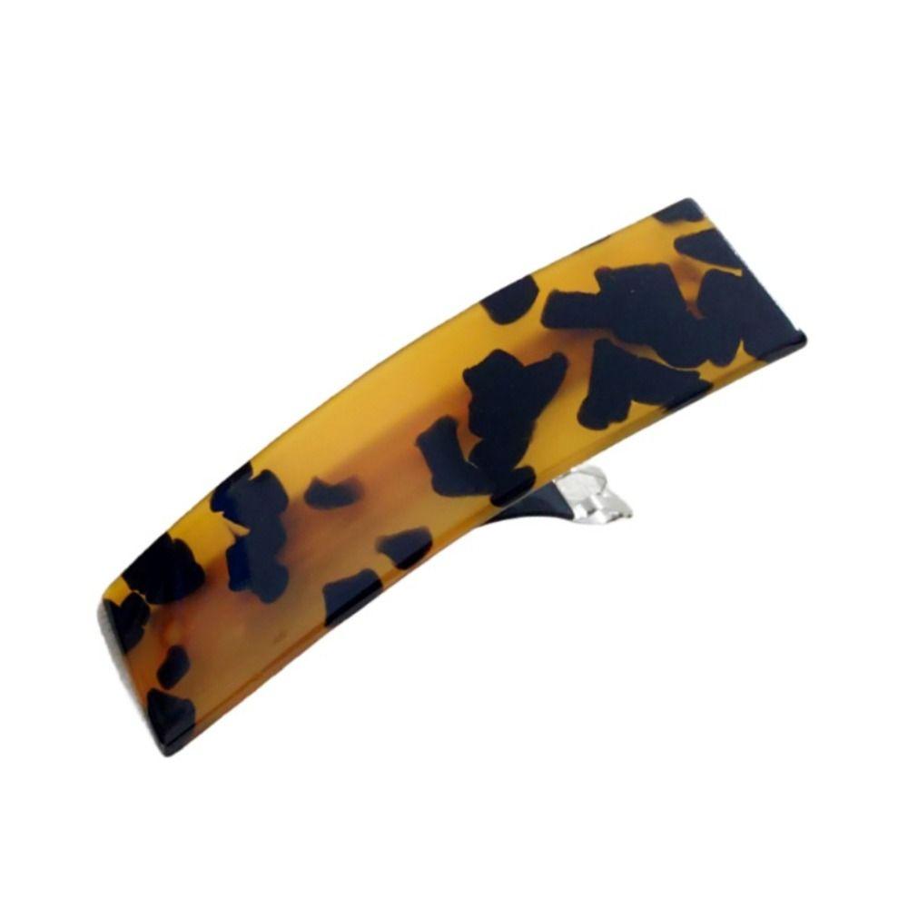 Автоматические французские заколки для волос, ацетатный акриловый хвостик, держатель для женщин и девочек