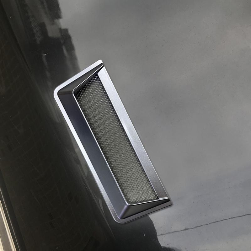2pcs Universal Car Vent Badge Decal Car Grill Fender Decorative Sticker Car Air Outlet Styling Sticker Auto Exterior Accessories