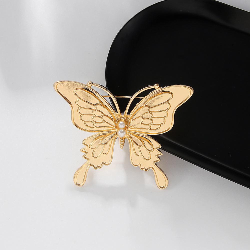 Нематериальное культурное наследие, самодельная брошь Nuodian Bottom с жемчужной бабочкой, булавка, антикварные аксессуары Hanfu, электрофорез, пигмент-сохраняющий низ