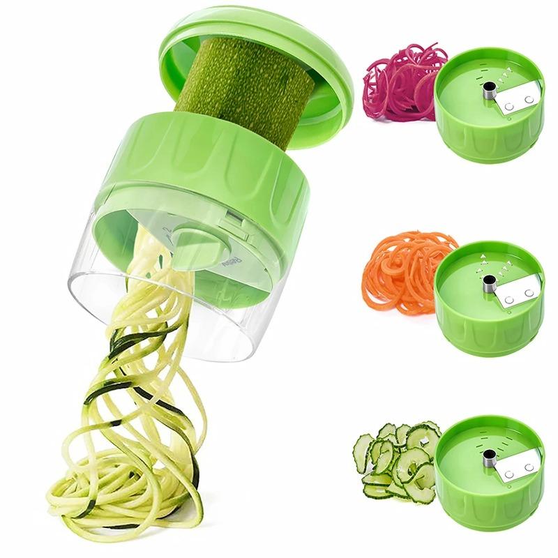 Innovative Adjustable Spiral Grater Cutter Multifunctional Vegetable Fruit Zucchini Slicer for Kitchen Multi-functional Tools