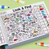 Look and Find Shape/Color Workbook for Kids Drawing Notebook 32-Page Coloring Book Notebooks Writing Pads Office School Supplies