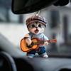 Подвеска-кот для автомобиля 2D Акриловый животный шарм Декор Аксессуары для зеркала заднего вида автомобиля Зеркало заднего вида автомобиля Рождественская елка для дома
