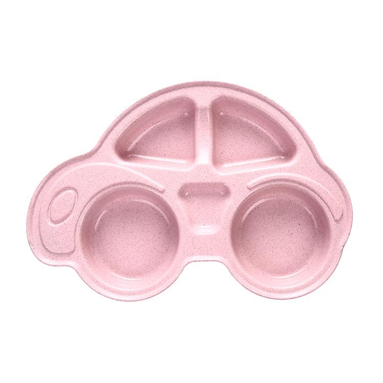 Nordic Car Shape Plate Kid Dishes Tray Feeding Food Tableware Children Eating Tray Plate
