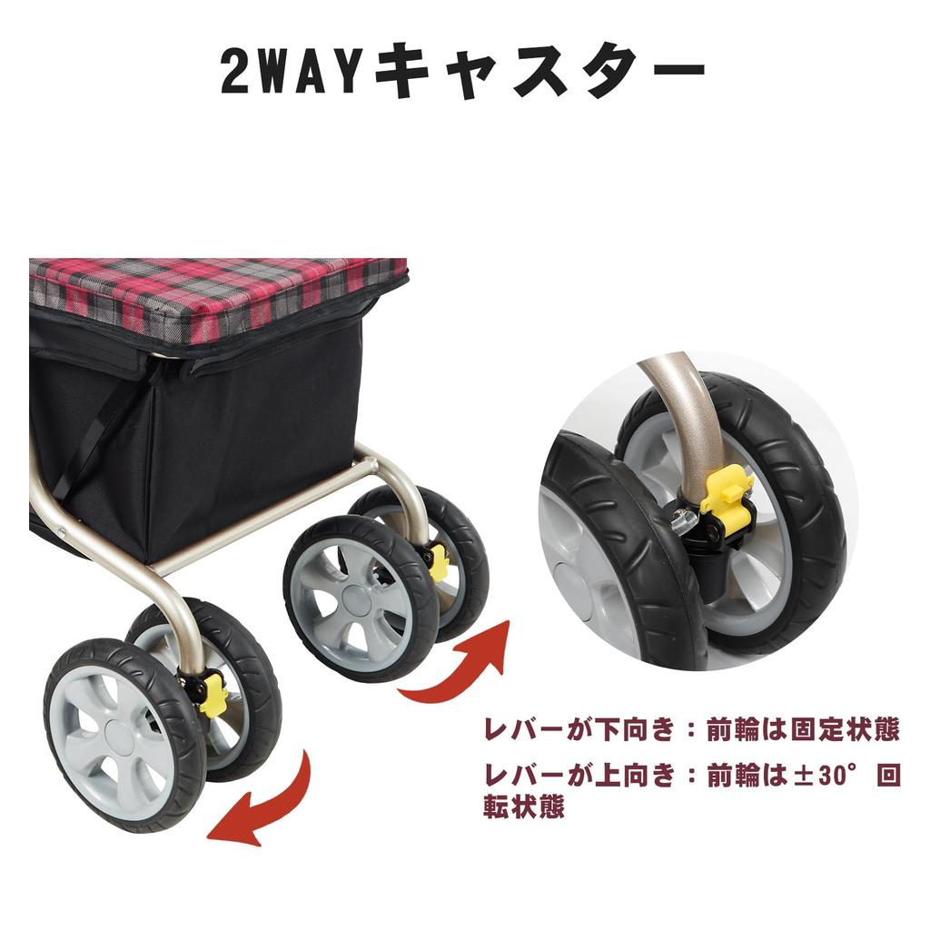 PIPIBEAR Silver Car Walker Handcart Aluminum Multifunctional Walker Foldable Lightweight Compact For Elderly Shopping Cart 7 Level Height Adjustment