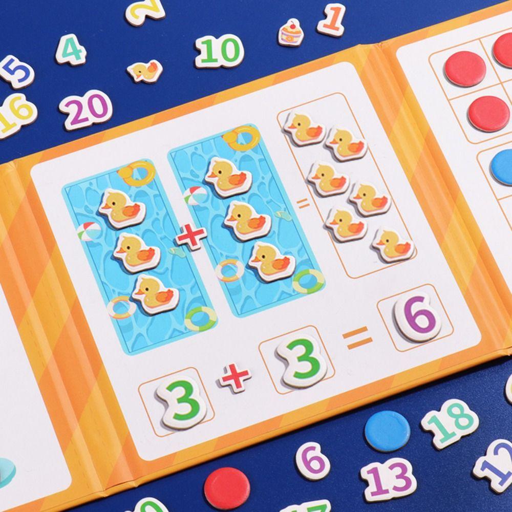 Montessori Magnetic Learning Math Toys Educational Arithmetic From 0 To 20 Toys Early Education