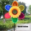 Садовые DIY Ветряные вертушки Красочные подсолнухи Ветряные мельницы Пластиковые ветряные вертушки Декор Вертушки Игрушки