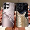 For Motorola G05 G15 Power G35 G55 G75 E15 Phone Case Back Cover Girly Fashion Flower Butterfly Paintong Soft TPU Bumper Fundas