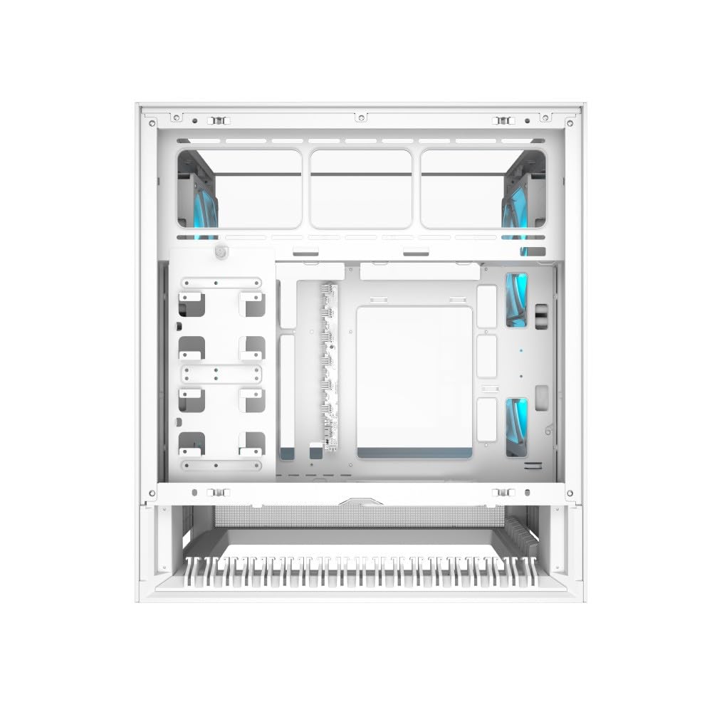 Белый корпус COUGAR OmnyX Mid-Tower с 4 вентиляторами 160 мм. (белый) [CGR-2WA3W-RGB]