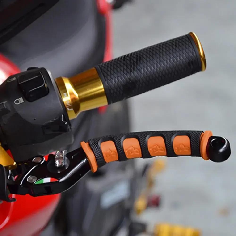 Противоскользящие ручки тормозного рычага протектор мотоциклетная резина мягкая ручка универсальный чехол на руль велосипеда аксессуары для мотоцикла ATV
