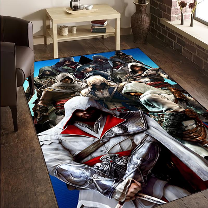 1PC Assassin Carpet Floor mat, Anti-slip mat Chair rug For livingroom,Bedroom, doormat home decor Gift Christmas Gifts