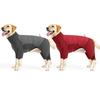 Winter Dog Clothes Cotton Suit Four-legged All-Inclusive Waterproof Windproof Turtleneck Adjustable Big Dog Clothes
