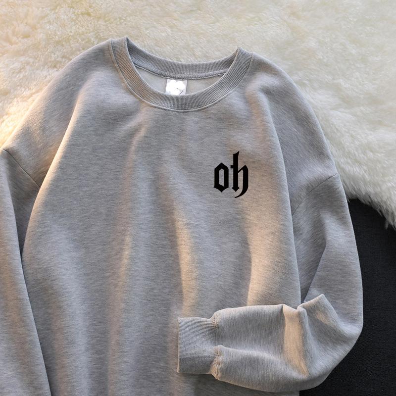 Хлопковый свитер с круглым вырезом для мальчиков, весна, осень и зима, новый модный бренд, повседневная свободная рубашка, верхняя одежда