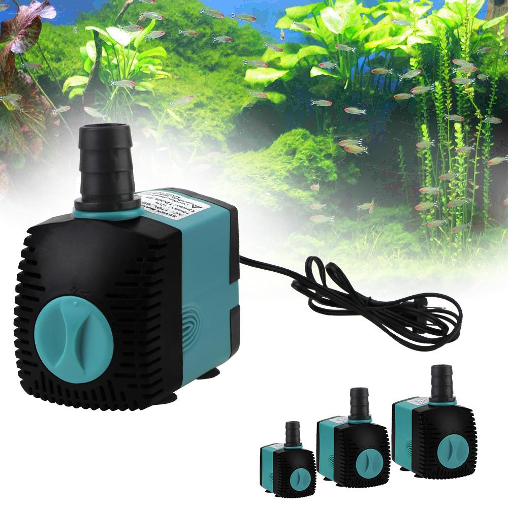 Fish Tank Fountain Submersible Water Pump Aquarium Pump 3/10/25W with Suction Cups Ultra-Quiet Filter Fish Pond EU/US Plug