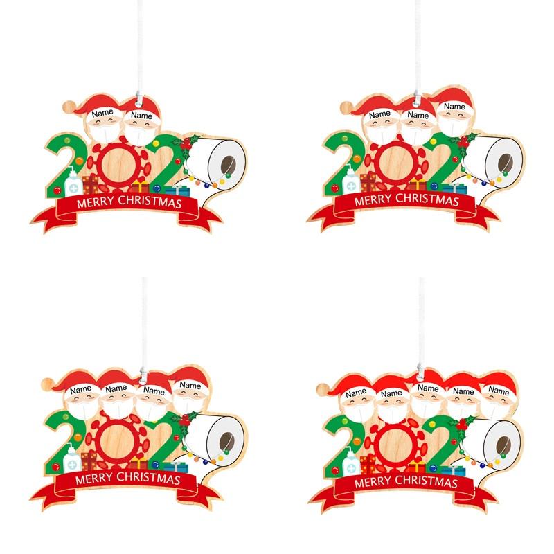 Charming Christmas Tree Hanging Ornament For Family Of 2-5 People In Quarantine