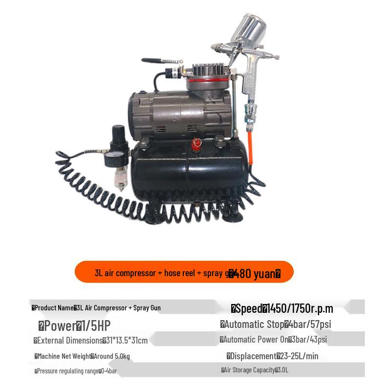 Compact Electric Spray Gun with Lithium Battery for High-Pressure Touch-Up Painting and Furniture Repair