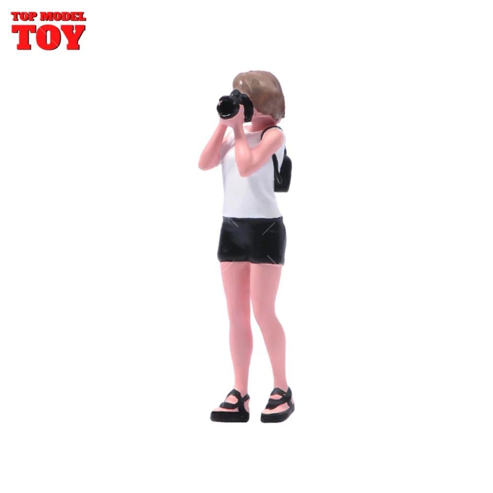 Раскрашенные миниатюры Масштаб 1/64 Красота Красивый Мальчик Полицейский Девушки Мужчина Женщина Сцена Фигурка Модель Для Автомобиля Транспортные Средства Украсить