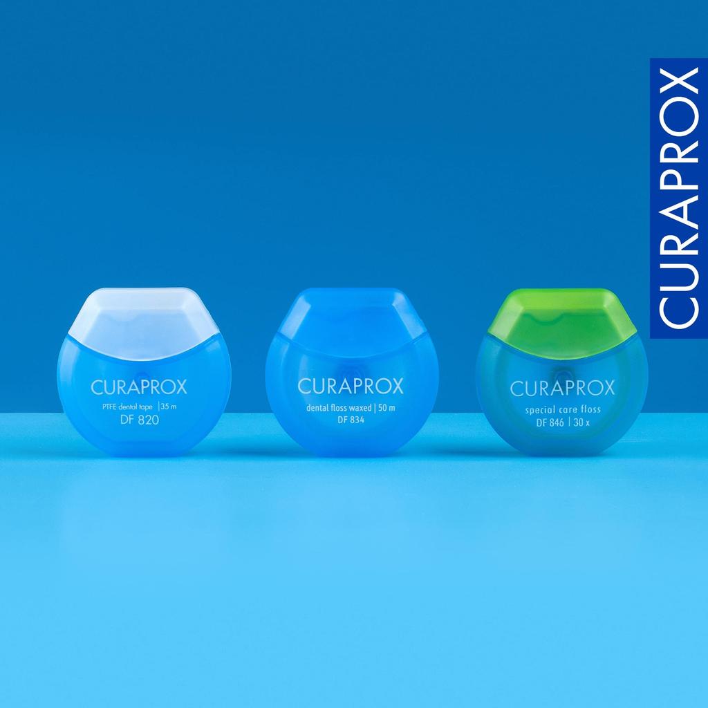 Curaprox Зубная нить 834 Мятная 50 м