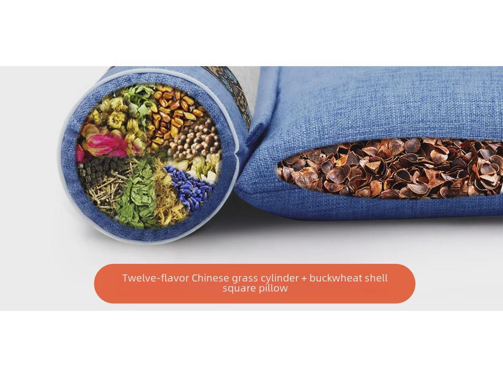 Многофункциональная подушка-грелка для шеи с травяным наполнителем