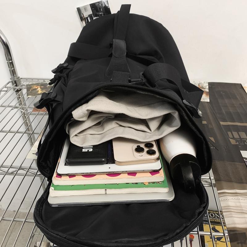 Однотонный рюкзак для женщин, большой емкости, рюкзак для спорта на открытом воздухе, сумка для фитнеса, мужская дорожная сумка через плечо