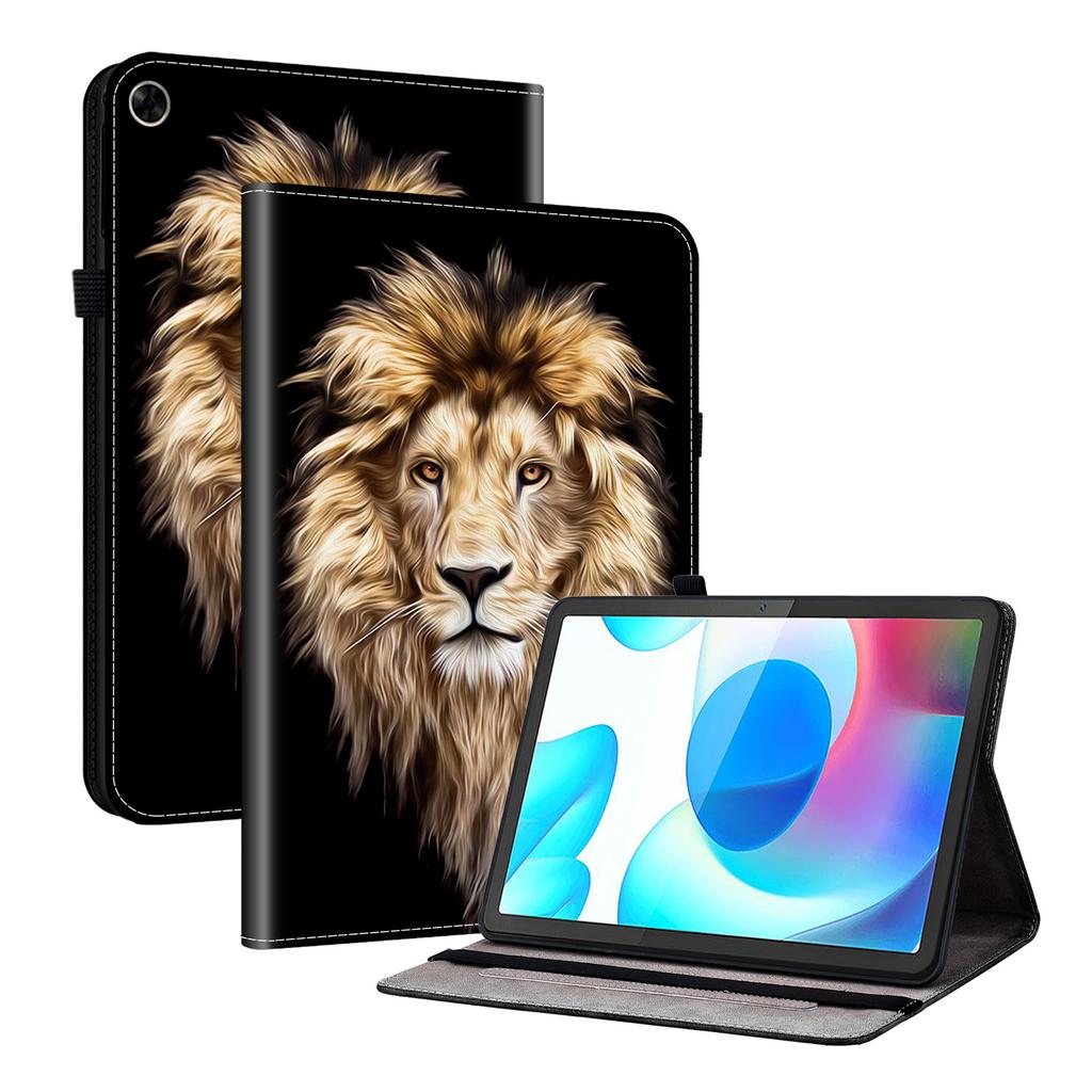 Чехол для планшета Realme Pad из искусственной кожи — 11 стилей! Прочный, с 2 слотами для подставки, держателем для карандашей и слотами для карточек, гибкая задняя крышка из ТПУ