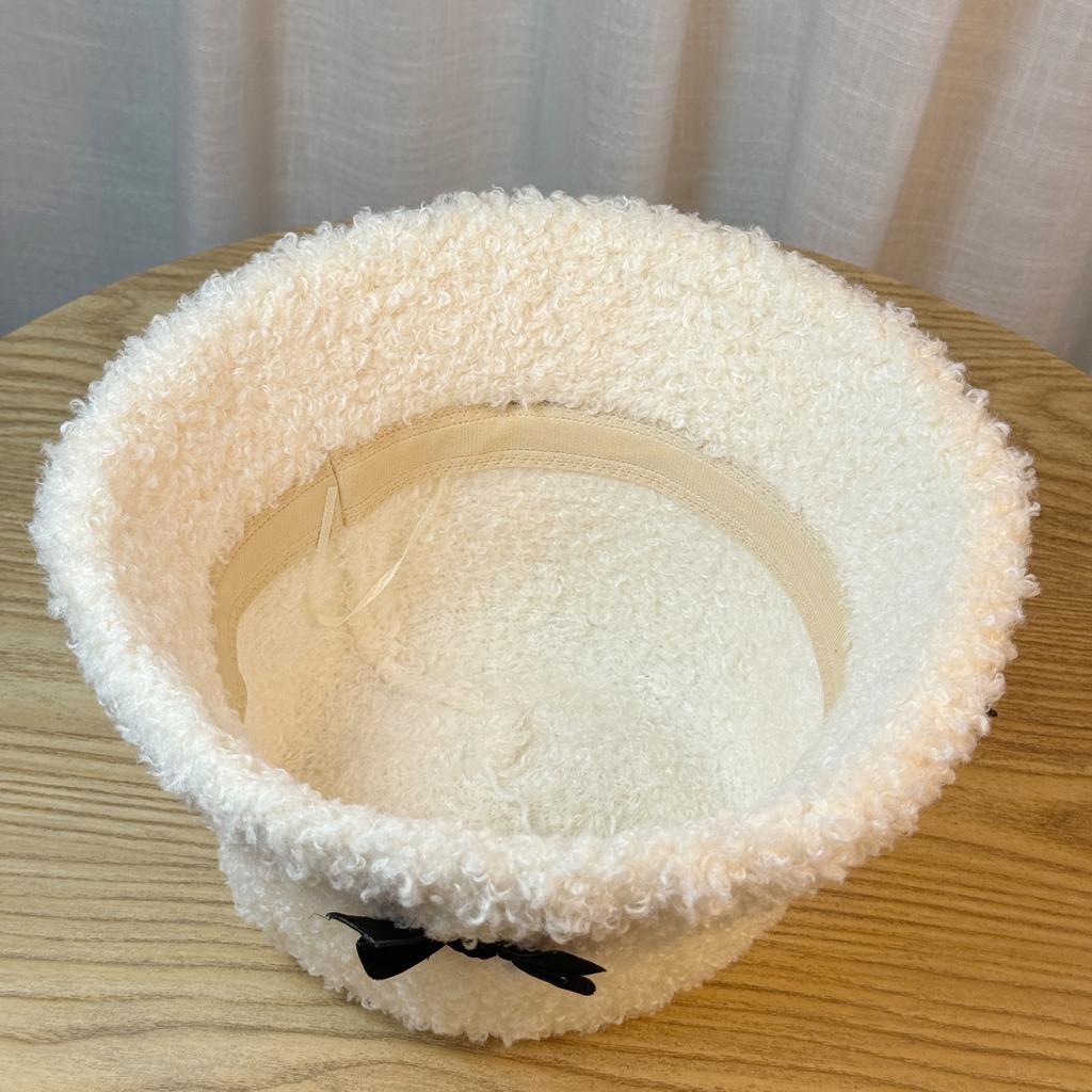 Детская теплая панама из овечьей шерсти на осень и зиму