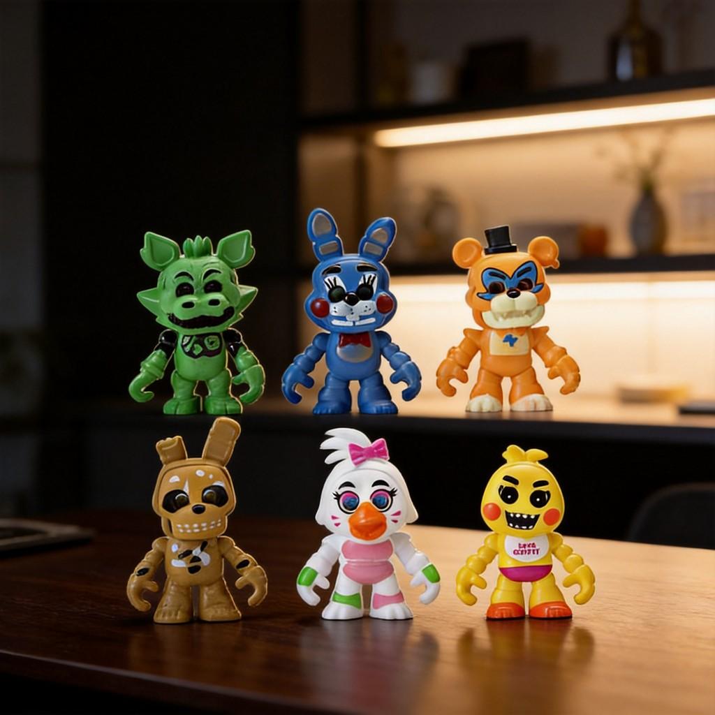 Набор коллекционных фигурок из ПВХ Five Night At Freddys для фанатов аниме