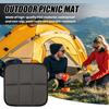 Портативный легкий мини-водонепроницаемый складной коврик с сумкой для хранения, износостойкий нескользящий утолщенный уличный коврик для пикника