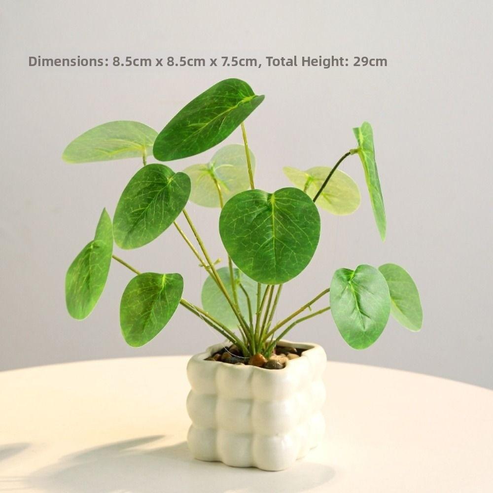 Элегантные Искусственные Растения Бонсай Вечнозеленые Искусственные Листья Папоротника Дом Сад