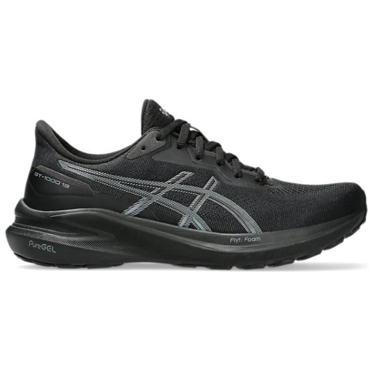 Asics GT 1000 13 Black Steel Grey Women Sneakers 1012B663-004