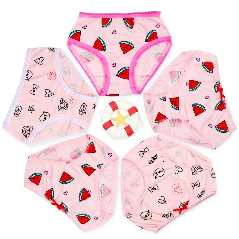 5 PCS/lot Girl Baby Underwear Briefs Children Panties Kids Clothes 4 PCS/lot