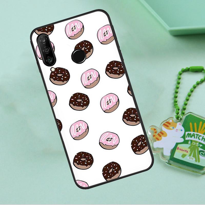Чехол Pizza Sushi Food Donuts Для Huawei Nova 8i 11i 12i 12s 9 10 SE Y90 Y60 Y70 Y72 Y61 Y91 P20 P30 P40 Lite P60 Pro
