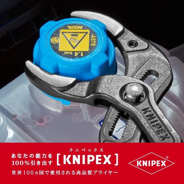 KNIPEX Pipe Pliers 8101-250 (Red/Silver)