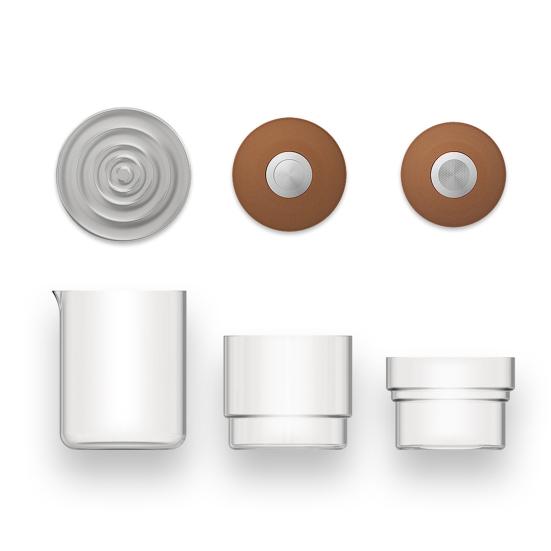 Минималистский кофейный кувшин с эффективной многоразовой фильтрацией