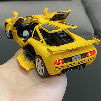 1:32 McLaren F1 Xp4 Xp5 1933 Суперкар Сплав Металл Литье под давлением Модель Автомобиля Звук и Свет Оттянуть Детские Игрушки Автомобиль Праздничные Подарки