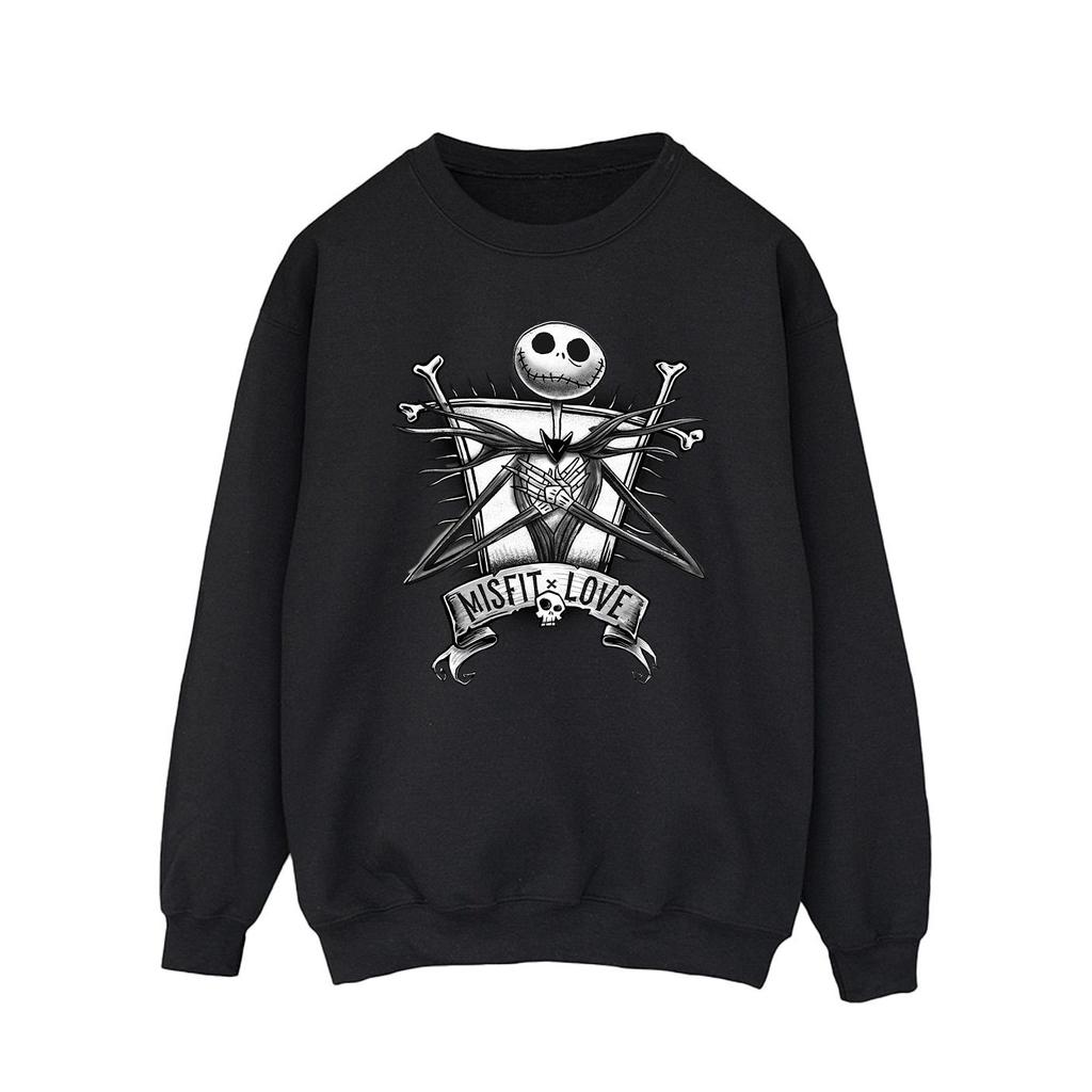 Disney Mens The Nightmare Before Christmas Misfits Love Sweatshirt