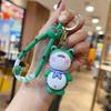 Adorable Frog Keychain Durable Stylish Cartoon Gift Eco-friendly Long Lifespan Cute Couple Pendant for Bags Adult Sex Wear