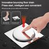 Pop Up Bounce Press-Type Floor Drain Pedal Type Drain Filter Useful Shower Foot Floor Drain