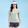Sports t-shirt women summer yoga fitness running women short sleeved loose round neck short sleeved JS