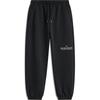 Li Ning Wade Series Loose Letter Cuffed Knitted Sports Pants Men Bottoms Black AKLU215-1