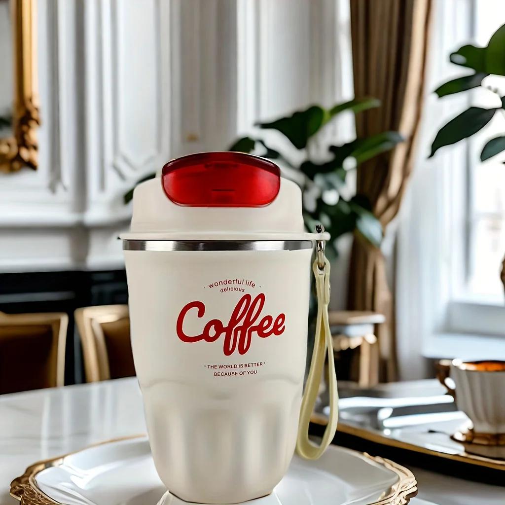 360 мл Высокая красота Студенческая машина для воды Подарок Кофейная кружка 304 Нержавеющая сталь Изолированная кружка