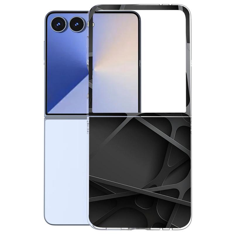 Жесткий ПК чехол для Samsung Z Flip 7 Ударопрочный чехол для телефона для Samsung Galaxy Z Flip 7 ZFlip7 Задняя прозрачная крышка Coque Funda 2025