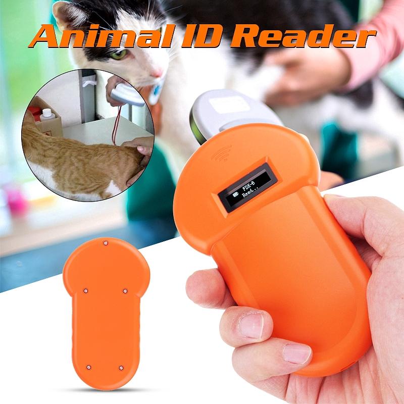 12 Вт USB Портативный Чип для Чтения ID Животного 134,2 кГц FDX-B Для Собак Кошек ЖК-Дисплей Сканер Микрочипа Животного Метка