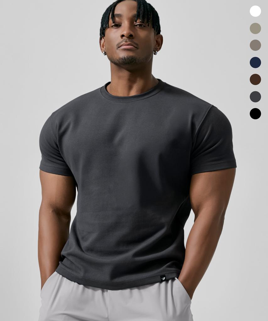 DRIX Signature Cotton Muscle Fit Half Sleeve_7Color (Type A)