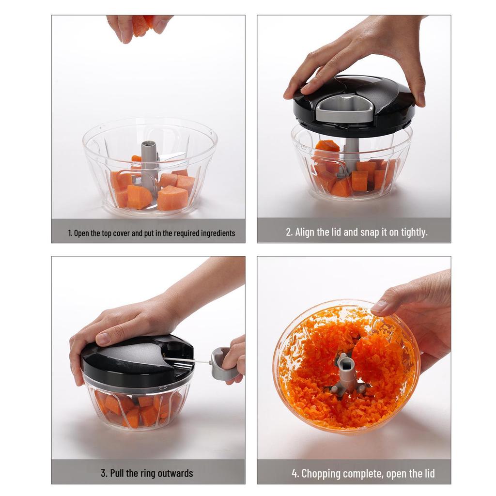 Многофункциональный ручной измельчитель и терка для чеснока для кухни и детского питания