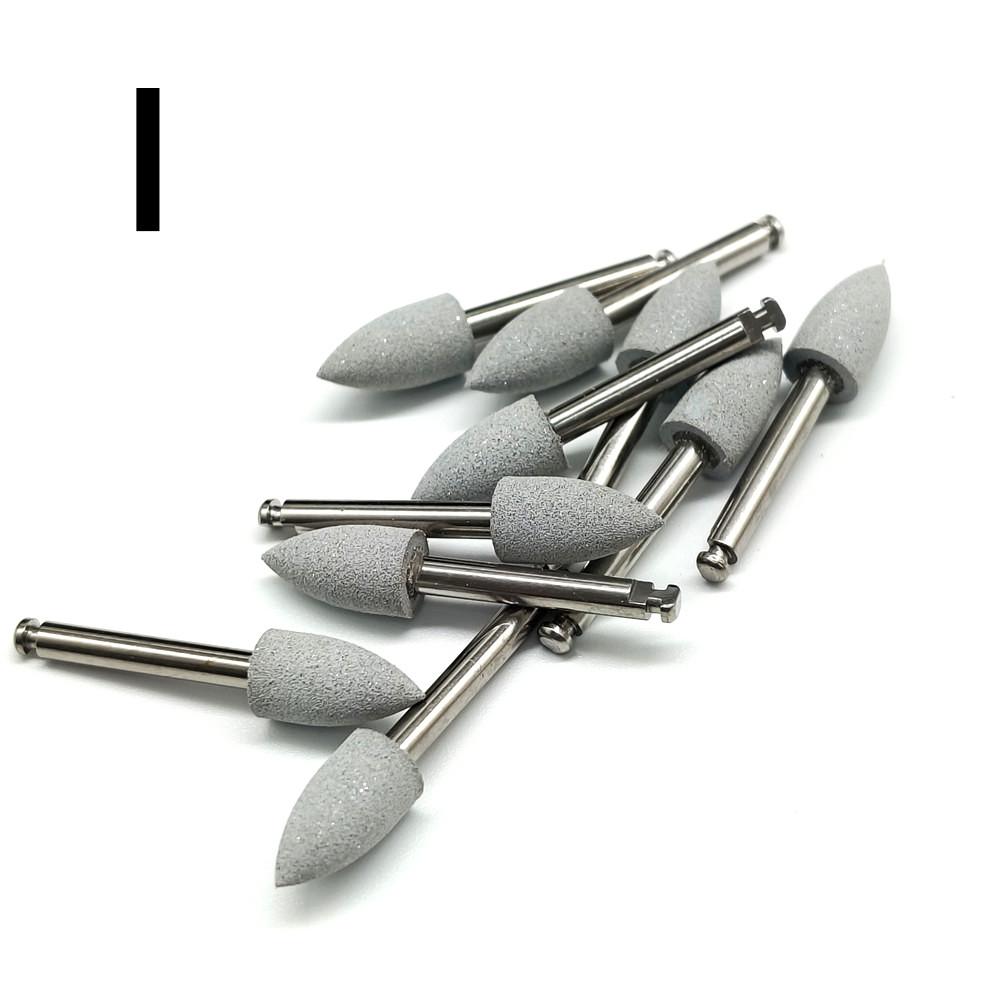 Набор из 9 шт./10 шт./12 шт., набор для полировки стоматологических композитов, фарфоровый полировщик для полировки зубов, полировка металлической коронки для низкоскоростного наконечника